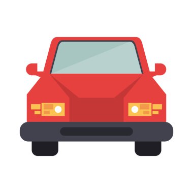 Araba eski araç frontview