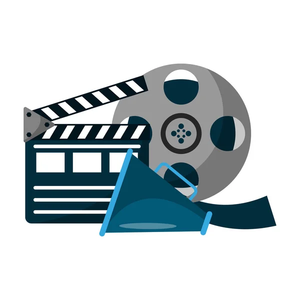 Cinema e filmes de entretenimento — Vetor de Stock