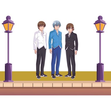 anime manga erkekler