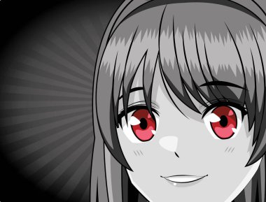 manga anime genç kadın