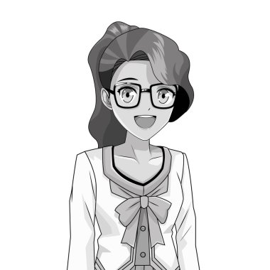 manga anime genç kadın