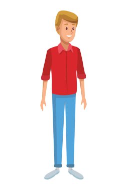 Genç adam çizgi filmi