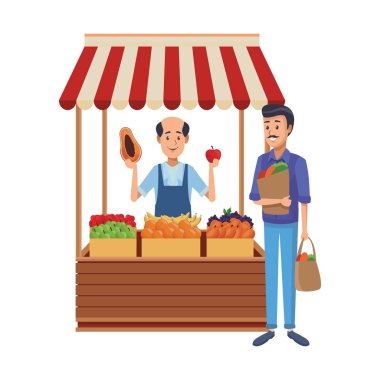 bakkal adam çizgi film