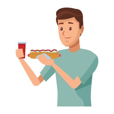 Genç adam çizgi filmi