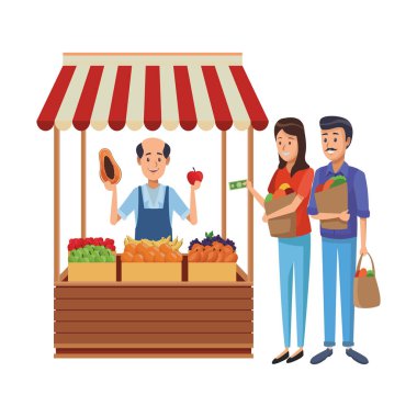 bakkal adam çizgi film