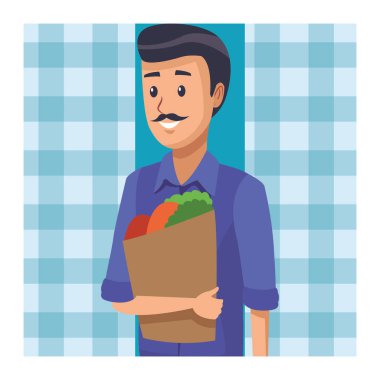 Genç adam çizgi filmi