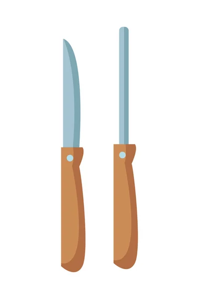 Мясной нож — стоковый вектор