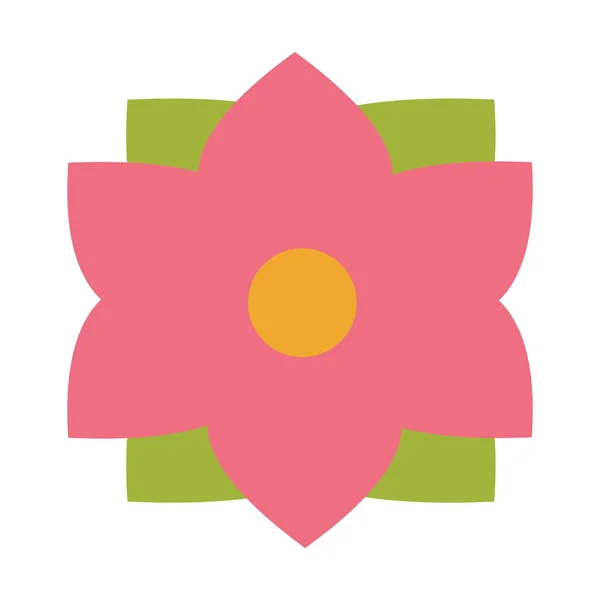 Krásný květinový vzor kreslené — Stockový vektor