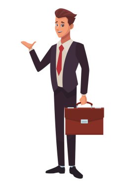 Executive işadamı çizgi film