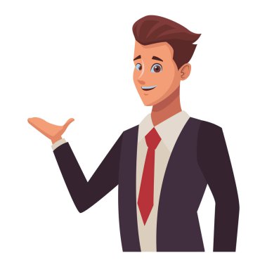 Executive işadamı çizgi film