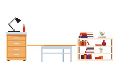 modern mobilya çizgi film