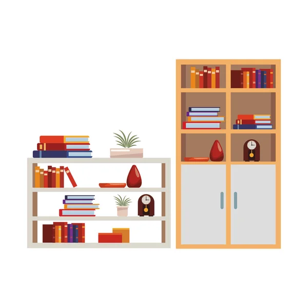 Dibujos animados muebles modernos — Vector de stock