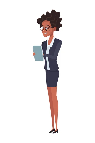 Executive businesswoman cartoon — Stock Vector