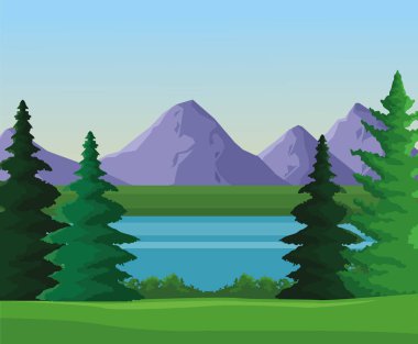 Yolculuk tutkusu Peyzaj sahne