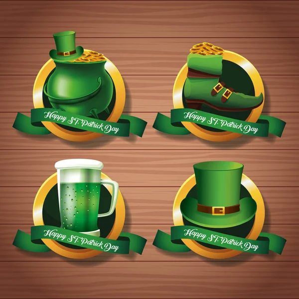 Mutlu saint patricks günü Amblemler