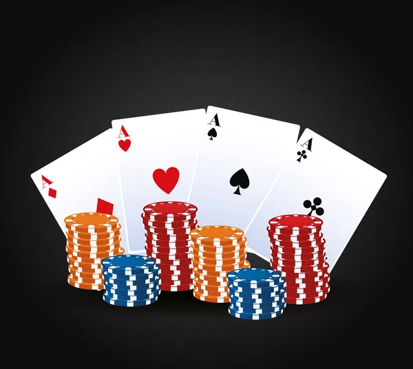 Casino szerencsejáték játék — Stock Vector