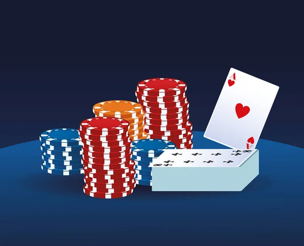 Casino hry karikatury — Stockový vektor