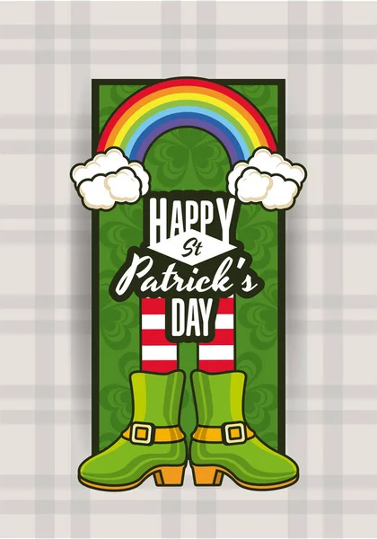 St patricks jour dessin animé — Image vectorielle