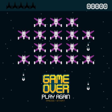 Video oyunu pixelated kavramı