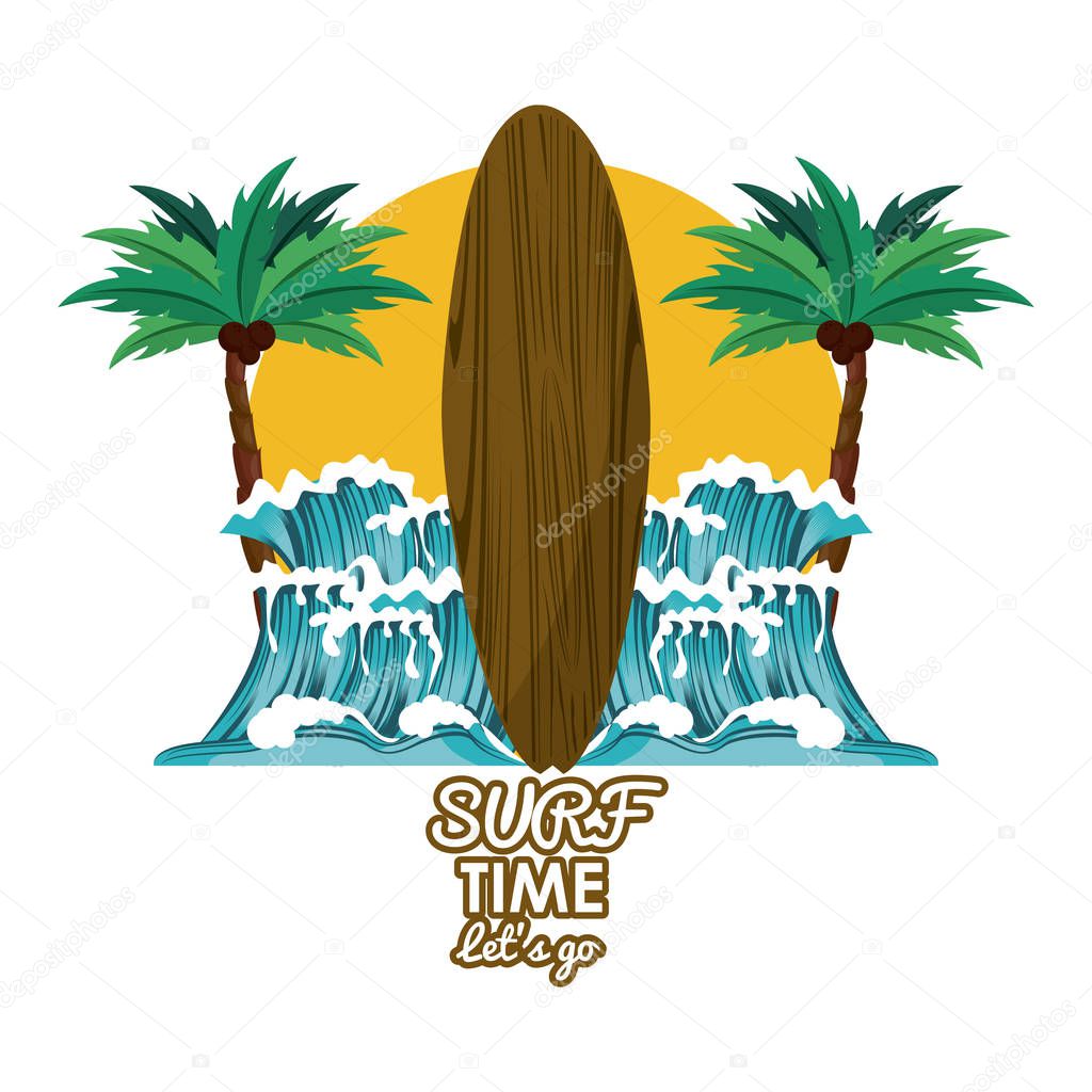Surf time card