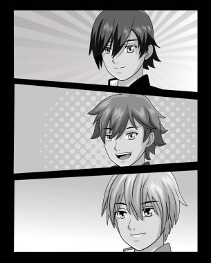 manga anime genç erkekler