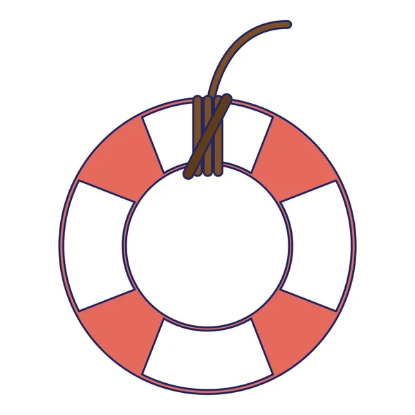Symbole de flotteur de sauvetage — Image vectorielle