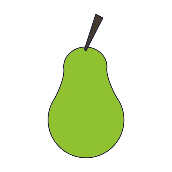 PEAR vers fruit cartoon — Stockvector