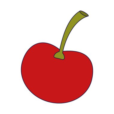 kiraz taze meyve çizgi film