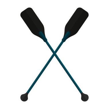 Tekne kürek çarpı işareti sembolü