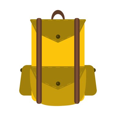 kamp sırt çantası ekipman simgesi
