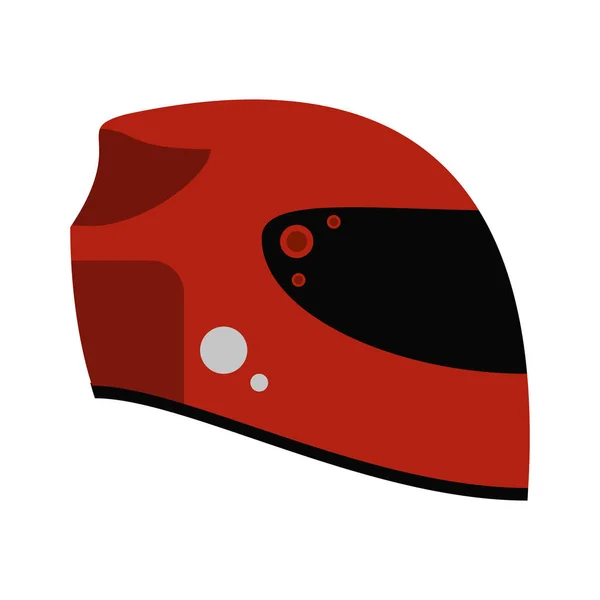 Race helm apparatuur geïsoleerd — Stockvector