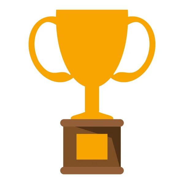 Trófea Kupa bajnokság szimbólum — Stock Vector