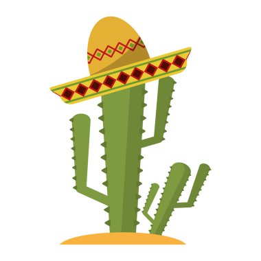 Meksika şapkalı kaktüs.