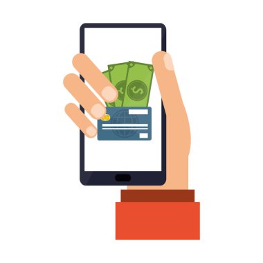 Smartphone para ödeme kredi kartı ile