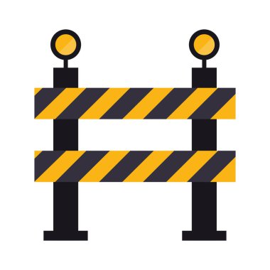 İnşaat bariyer donanımları sembolü