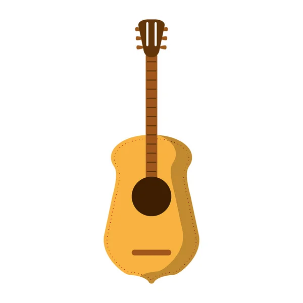 Όργανο μουσικής ακουστικής κιθάρας — Διανυσματικό Αρχείο