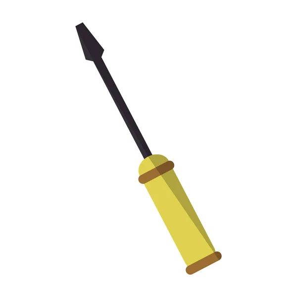 Construction screwdriver symbol — Stock Vector