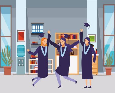 Mezuniyet töreni insanlar