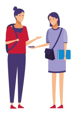 Casual kıyafet arkadaşlar öğrenciler