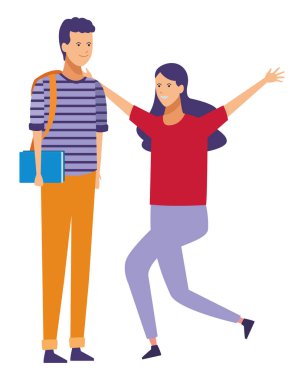 Casual kıyafet çift kutlama