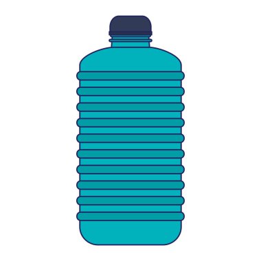 Su şişesi izole karikatür vektör çizim grafik tasarım