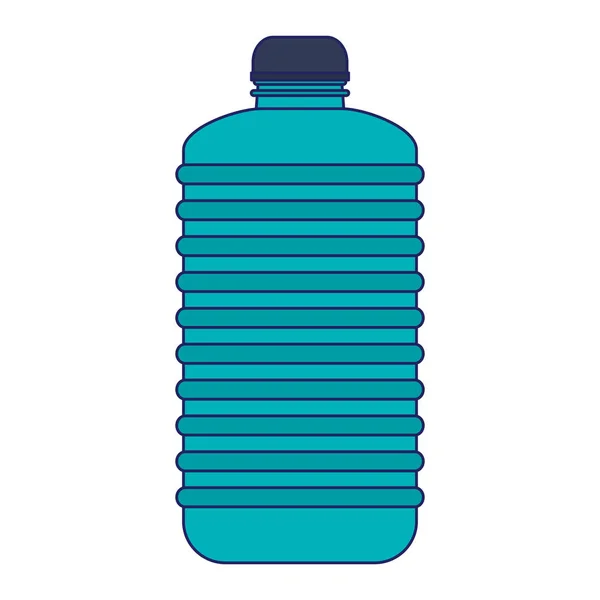 Пляшка Води Ізольована Мультфільм Векторна Ілюстрація Графічний Дизайн — стоковий вектор