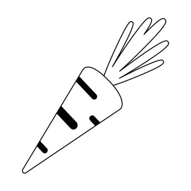 havuç taze sebze siyah ve beyaz