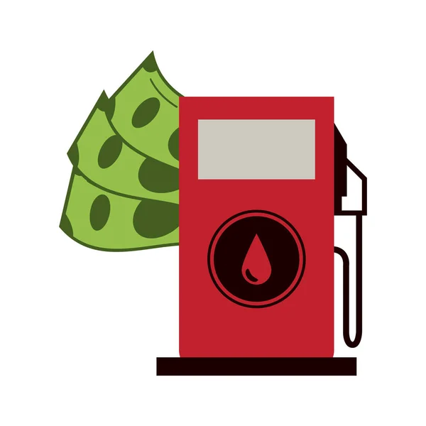 Petróleo y petróleo de negocios — Vector de stock