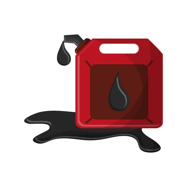 Petroleum olja kan — Stock vektor