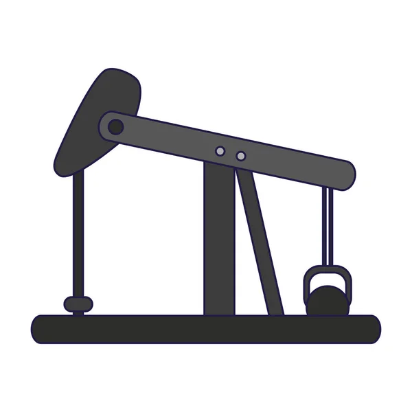 Cartone animato distributore di gas combustibile — Vettoriale Stock