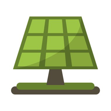 Güneş paneli enerji güneş vektör çizim grafik tasarım