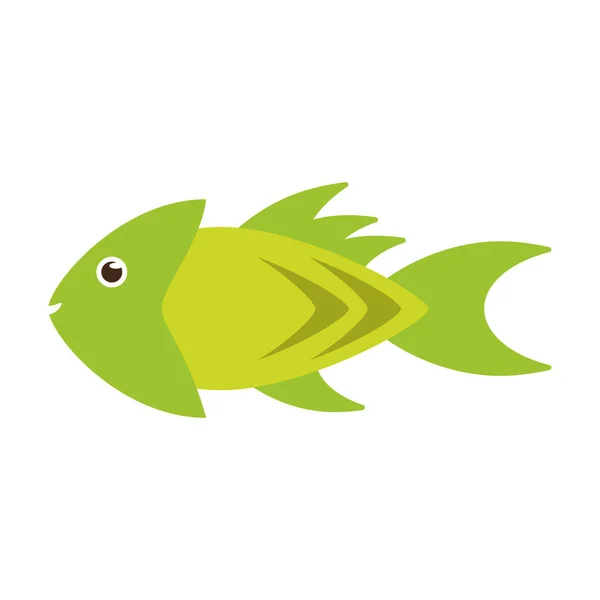 Fish sea animal cartoon — Stock Vector