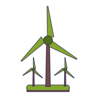 Rüzgar türbinleri yeşil enerji