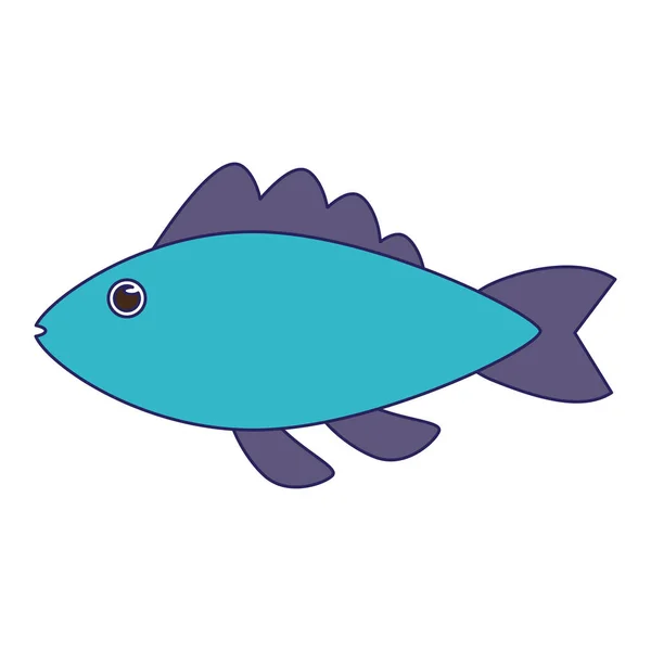 Fish sea animal cartoon — Stock Vector